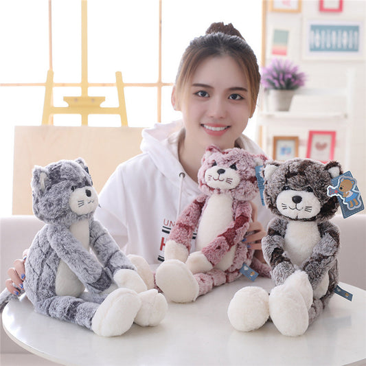 Animal Dolls Kids Gifts Cute Realistic Cat Plush Lifelike Simulation Stuffed Toy