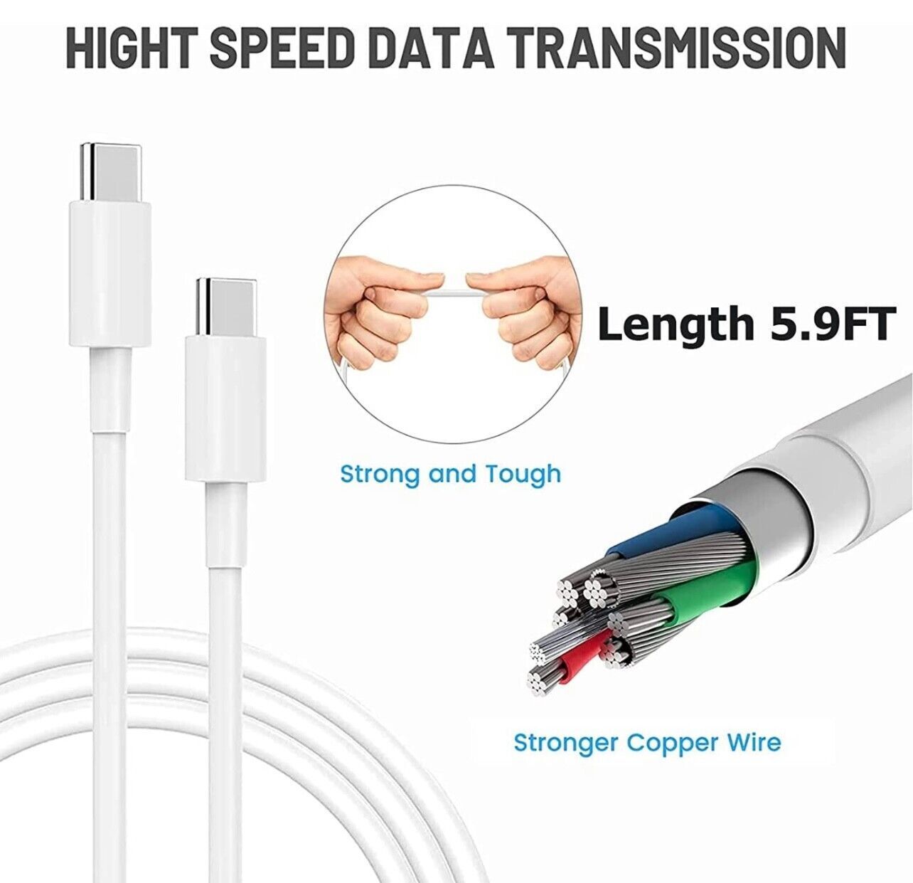 87W USB C Type C Fast Charger Power Adapter Compatible With Book Pro Uk Plug
