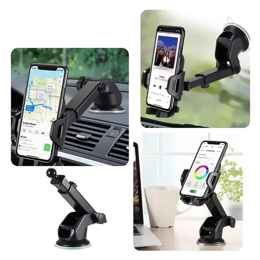 Car Phone Holder Universal Mount Mobile iPhone Windscreen Dashboard or Air Vent