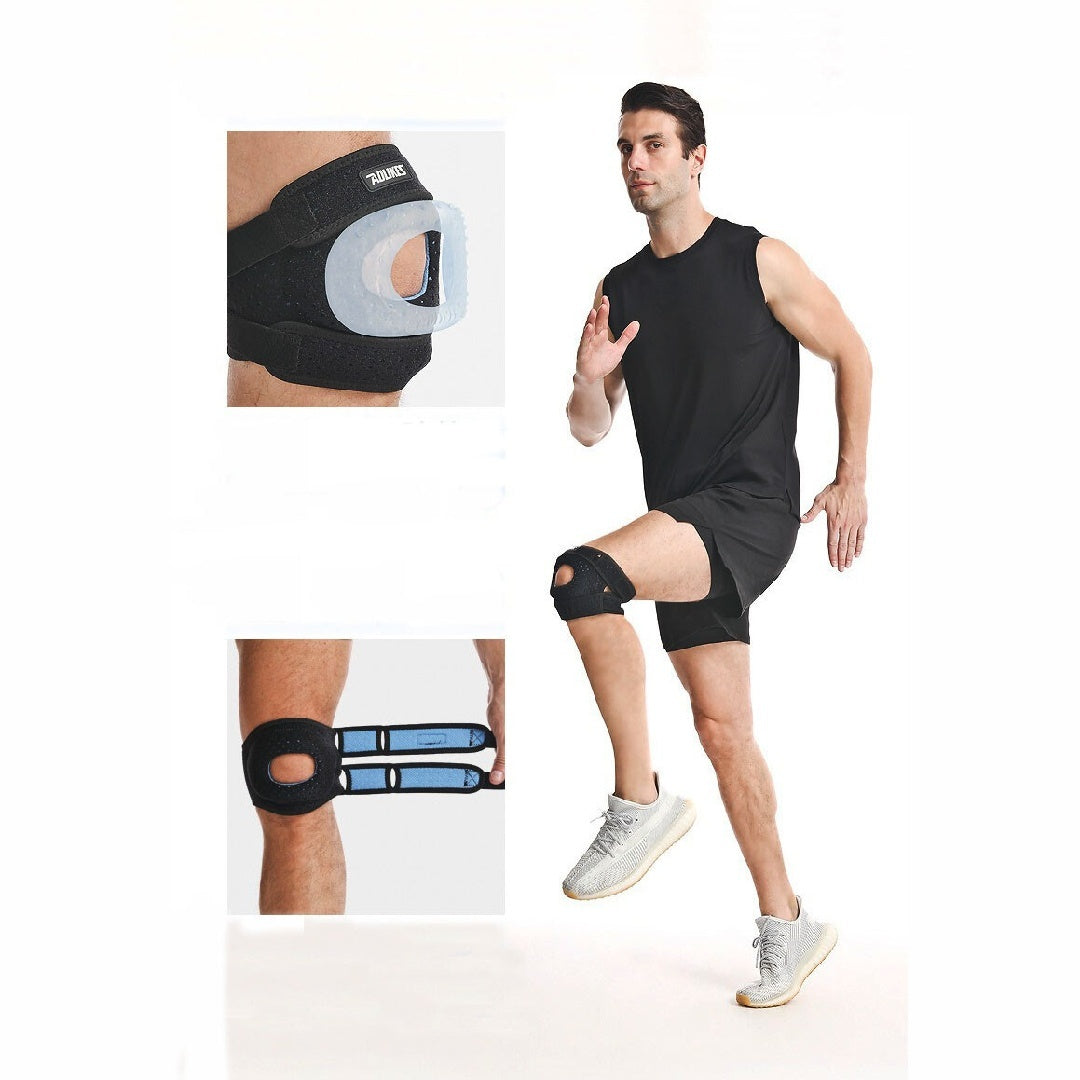 Pressurize Patella Knee Brace Adjustable Patellar Tendon Support Strap & Gel Pad