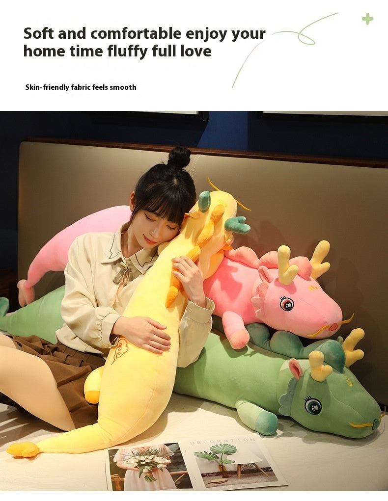 Cute Zodiac Dragon Plush Toy – Soft Stuffed Doll Mascot for Year of the Dragon Gift