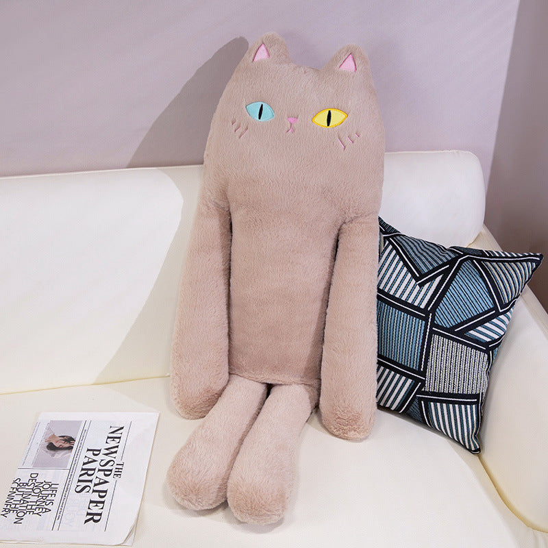 80/100/130cm super Long Cute Cat Doll Plush Toy Soft Stuffed Sleeping Pillow New