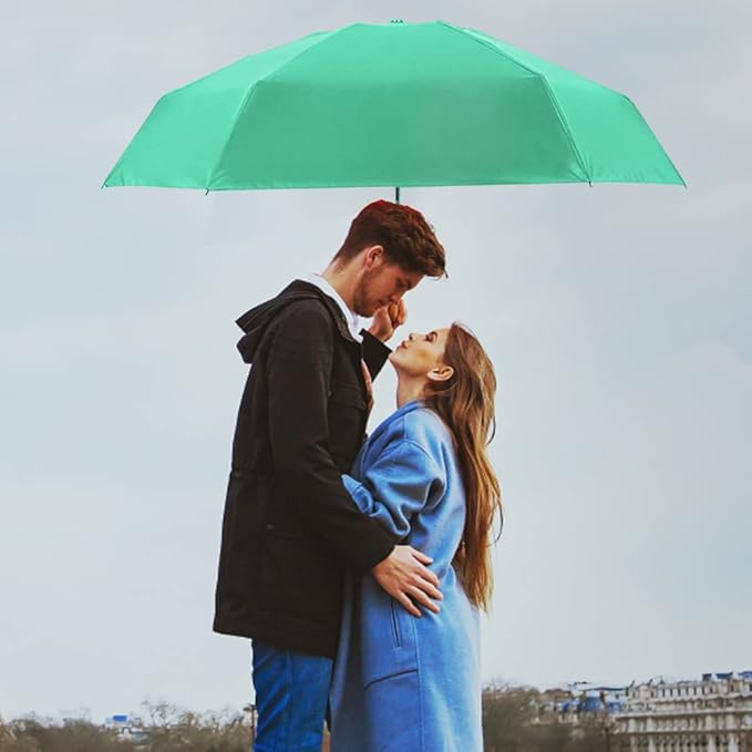 Mini Pocket Capsule Umbrella – UV Protection Windproof Folding Parasol with Case