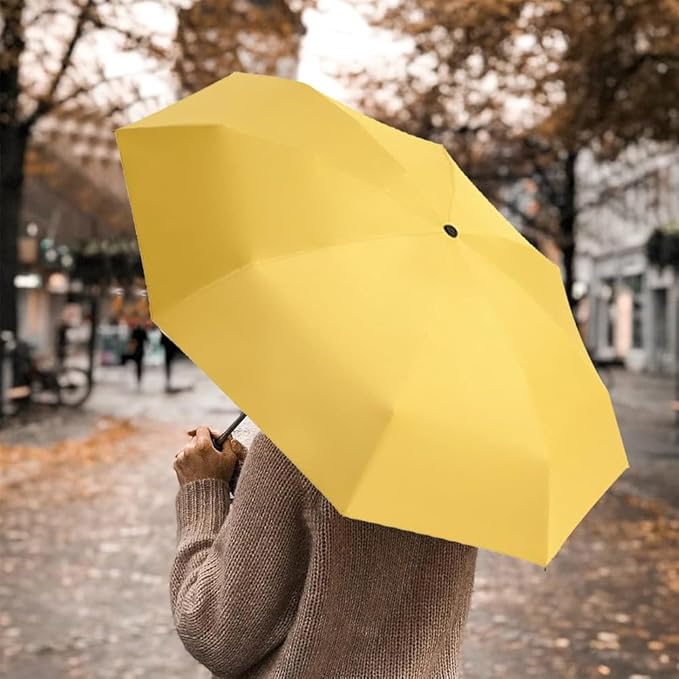 Mini Pocket Capsule Umbrella – UV Protection Windproof Folding Parasol with Case
