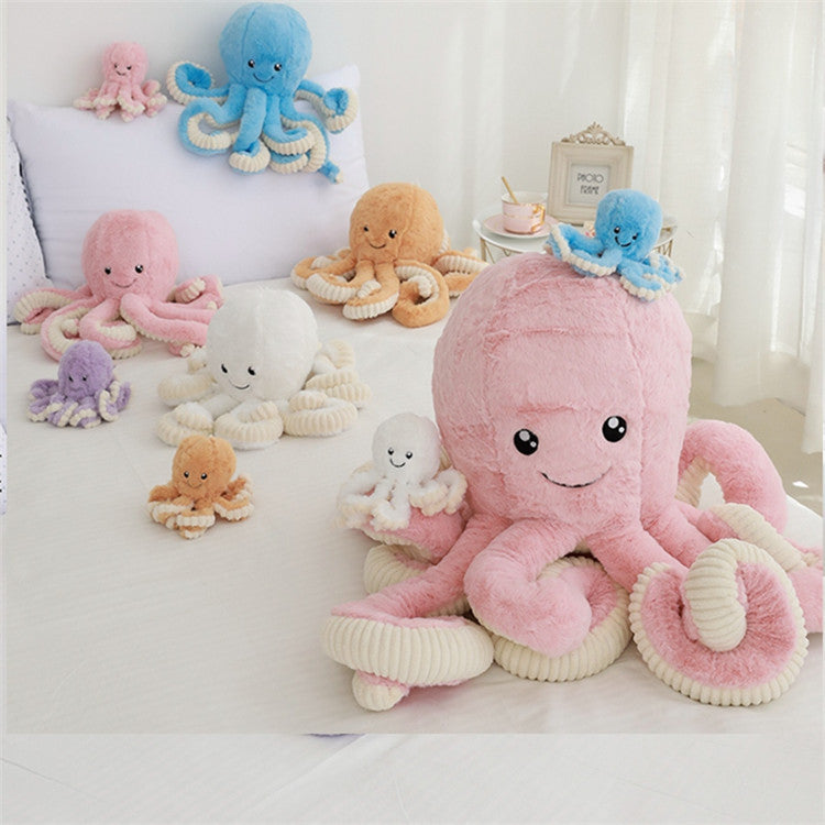 Baby Octopus Plush Toy Soft Stuffed Animal Cuddle Cute Gift Kids UK