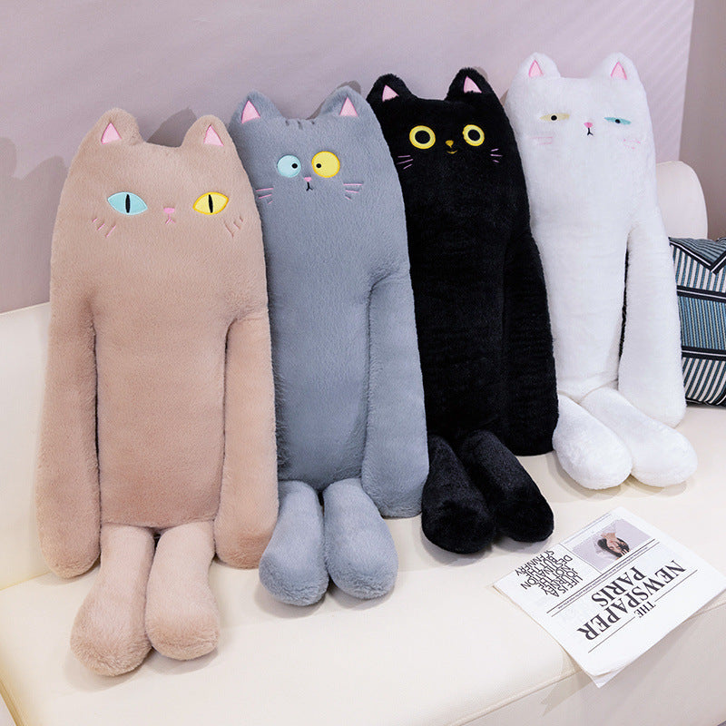80/100/130cm super Long Cute Cat Doll Plush Toy Soft Stuffed Sleeping Pillow New