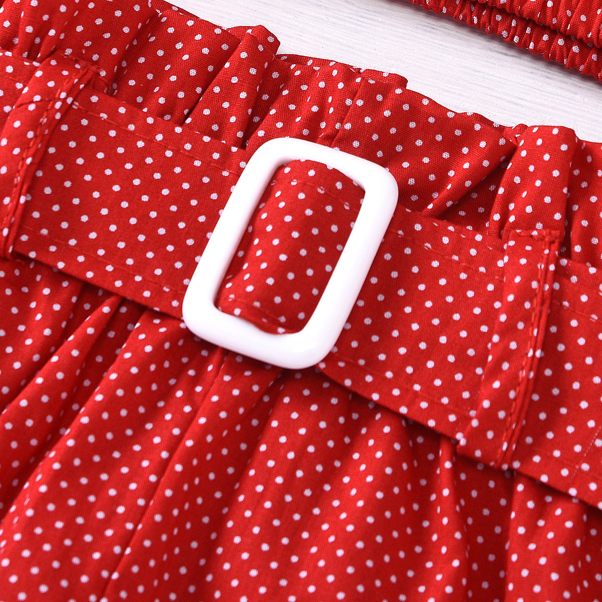 New Kids Cotton Leopard Print Sweatshirt Suit – Unhooded – Red – Toddler Outfit