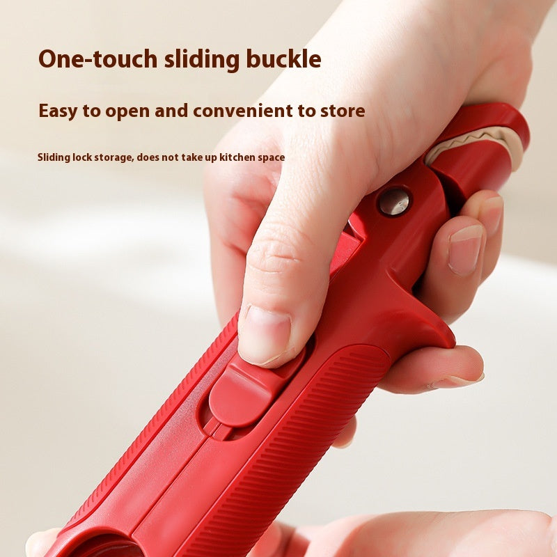 Shark Anti-Scalding Bowl Clip | Red Dish Gripper | Heat Resistant Kitchen Tool