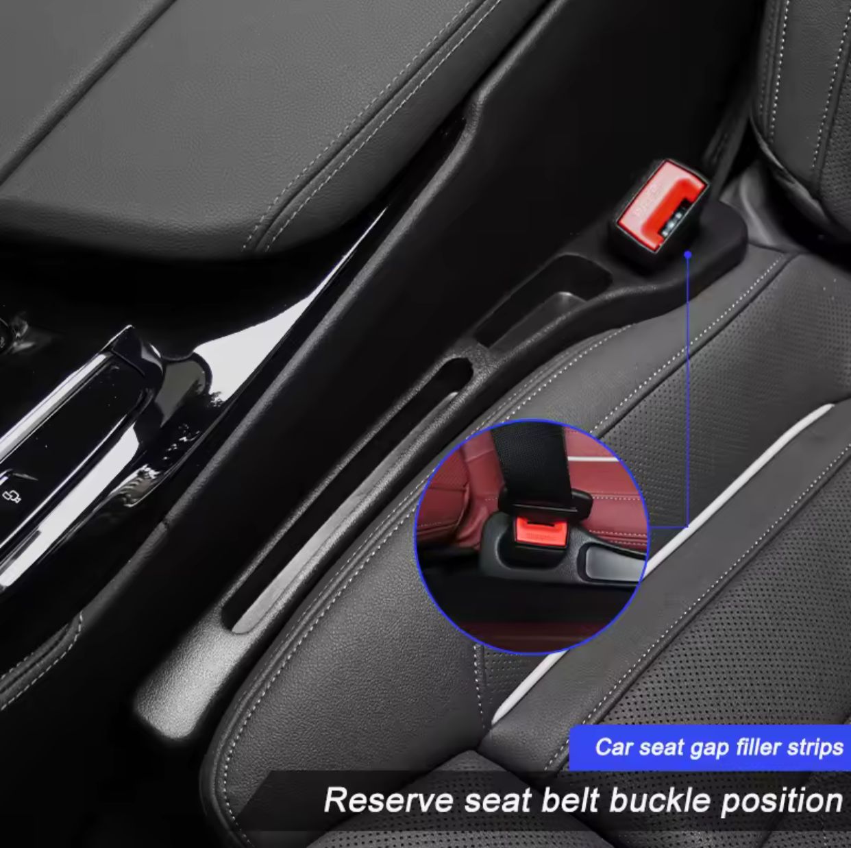 Universal Car Seat Gap Filler Side Seam Plug Leak-proof Filling Strip Interior