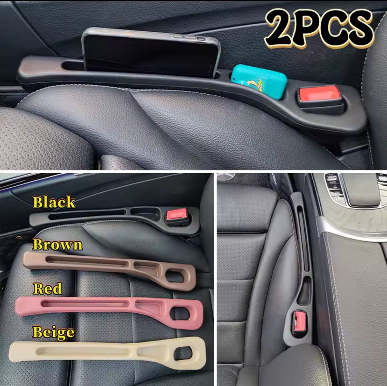 Universal Car Seat Gap Filler Side Seam Plug Leak-proof Filling Strip Interior